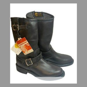 Chippewa 11" Raynard Black Leather Boots BNWT